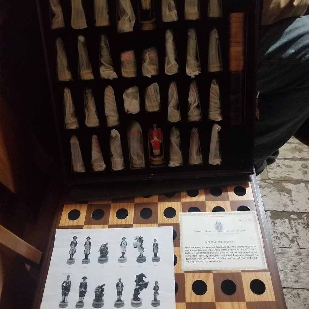 United states commemorative Gallery chest set